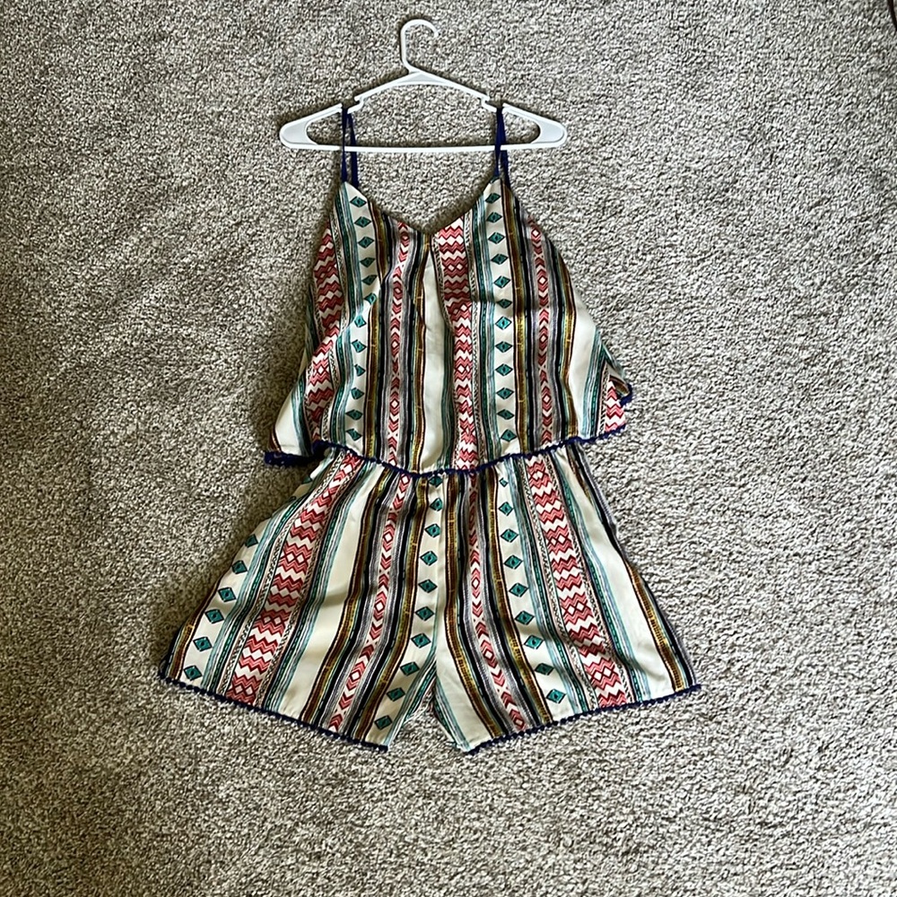 Multi color romper